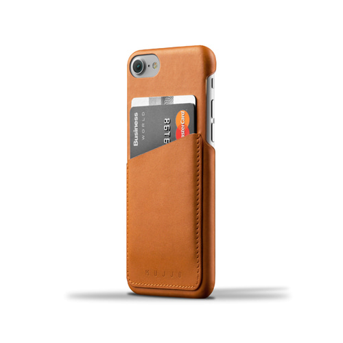 [무쪼] Leather Wallet Case for iPhone 8 / 7 - Tan