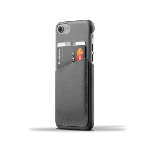 [무쪼] Leather Wallet Case for iPhone 8 / 7 - Gray