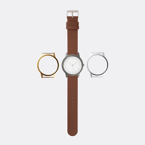 [유니트워치스] Unit-100 Changeable watch / Brown